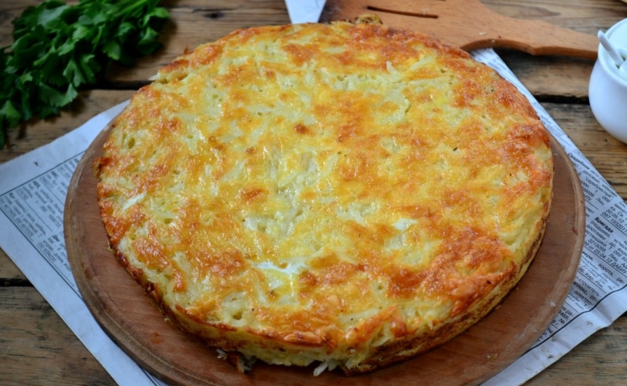 Картофельная запеканка с чесноком и сыром: подробный рецепт