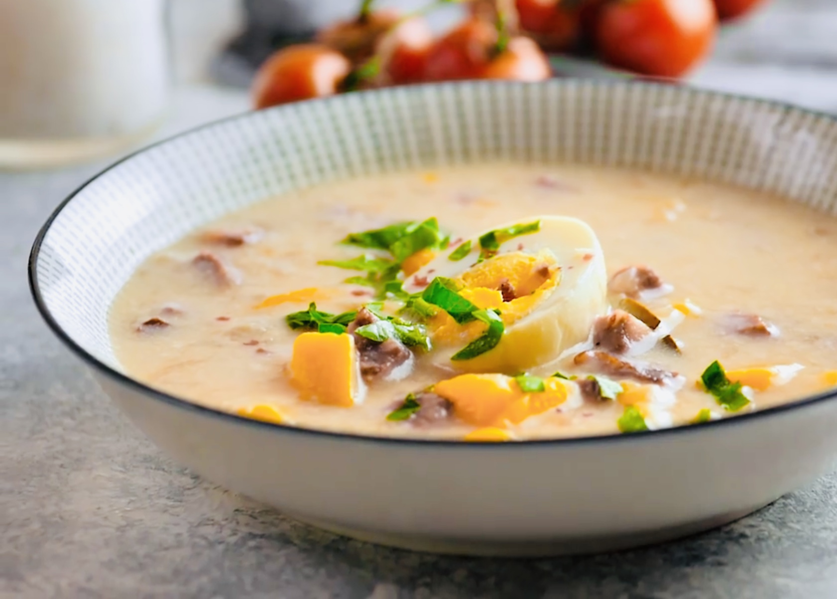 Суп с сырными рулетами: рецепт приготовления